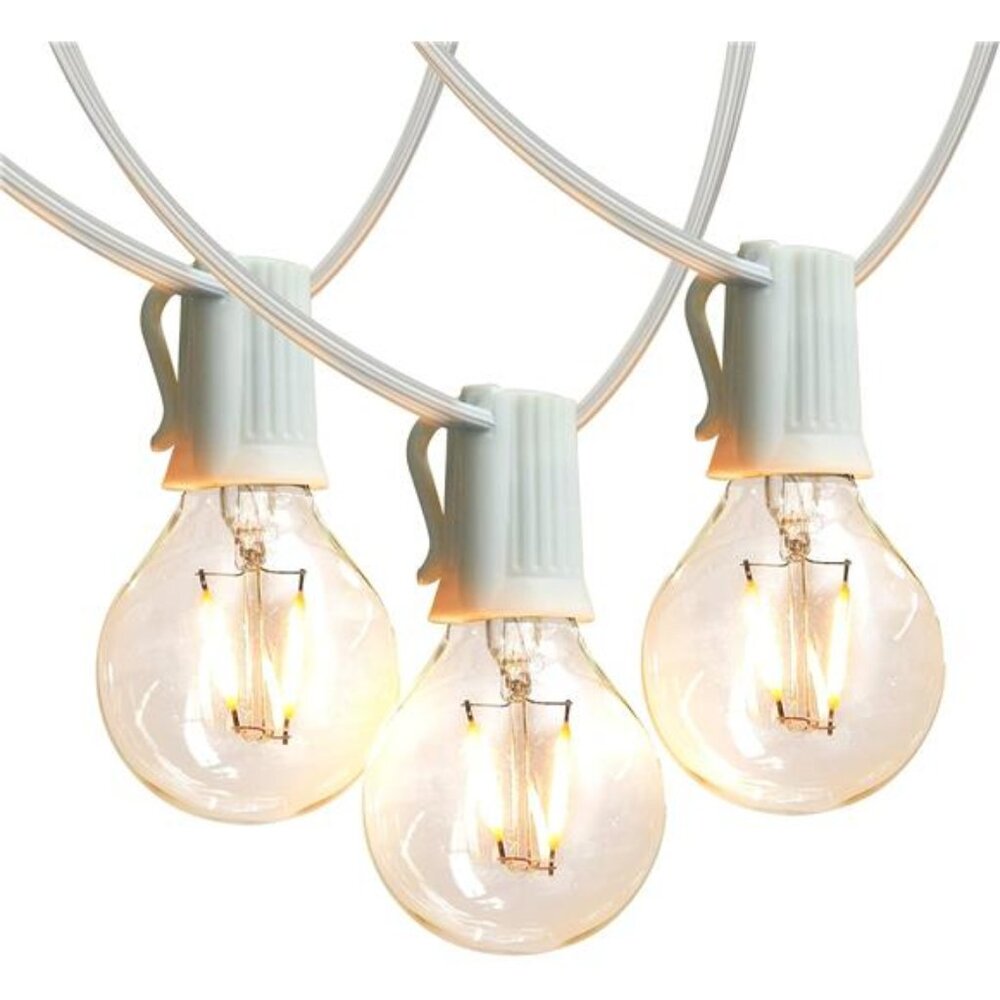 Ambience Pro LED String Lights - 26 Ft Commercial Grade Patio Lights Outdoor